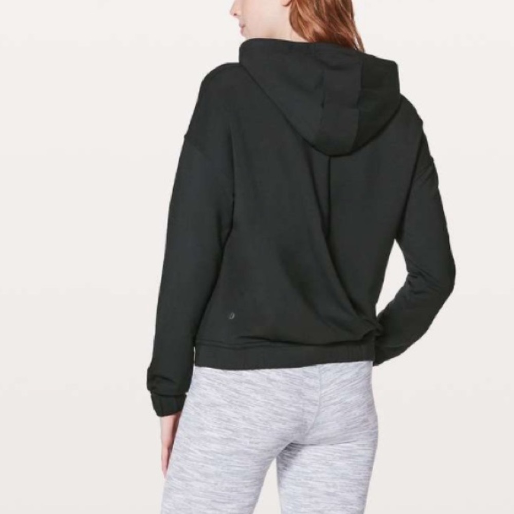 Lululemon Twisted & Tucked Pullover Black W3AVHS - Picture 2 of 7